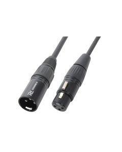 Cordon audio XLR mâle / XLR femelle, 25 m, noir - CX35-25