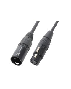 Cordon audio XLR mâle / XLR femelle, 6 m, noir - CX36-6