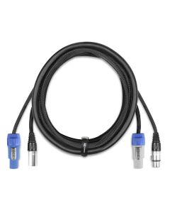 Cordon combiné audio Power B - XLR femelle / Connecteur Power A - XLR mâle 3 m - CX05-3