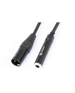 Cordon audio XLR mâle / jack 6,35 femelle mono, 15 cm - CX130