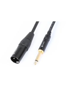 Cordon audio XLR mâle / jack 6,35 mâle mono - CX131