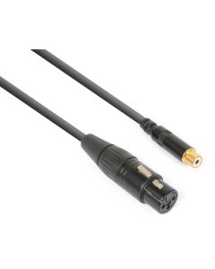 Cordon audio XLR femelle / RCA femelle, 15 cm - CX138