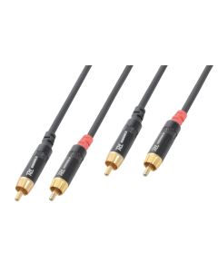 Cordon audio 2 x RCA mâle / 2 x RCA mâle, 1,5 m - CX94-1.5