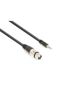 Cordon audio XLR femelle / jack 3,5 stéréo, 0,5 m - CX320-05