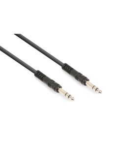 Cordon audio jack 6,35 mâle stéréo / jack 6,35 mâle stéréo, 1,5 m - CX326-1