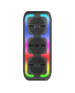 Karaoké enceinte 2 x 4", 120 W, batterie, BT, TWS, avec spectacle de lumières - Track310