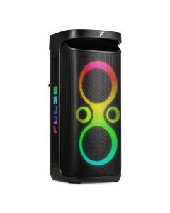 Karaoké enceinte 2 x 6,5", 130 W, batterie, BT, microphone, IPX4, avec spectacle de lumières - Pulse130