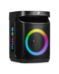 Karaoké enceinte 6,5", 60 W, batterie, BT, microphone, IPX4, avec spectacle de lumières - Pulse65