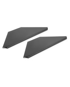 Etageres d'angle pour pupitre DJ, avec sacoche, set de 2 -DBC2