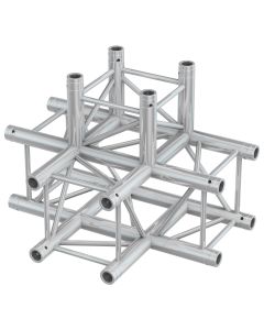 Structure aluminium carrée, jonction 4 départs - P30-T42