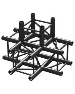 Structure aluminium carrée, jonction 4 départs - P30-T42