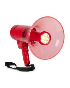 Mégaphone 50 W, record sirène micro BT, lampe LED - MEG050