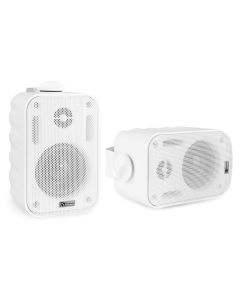 Enceinte Public adress, 100 V / 8 Ω, 60 W, 3", intérieur et extérieur, IPX5, (paire), blanches - BC30V