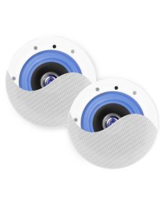 Haut-parleur Public adress, encastré, (paire) 6,5", 8 Ω, faible épaisseur, 60 W - ESCS6