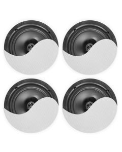 Set de haut-parleurs de plafond amplifiés, BT 6.5", blanc NCBT604