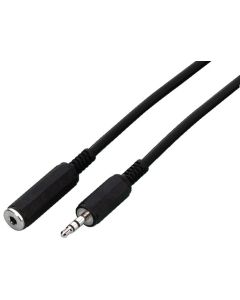 Cordon audio jack stéréo 3&#44;5 mâle / jack stéréo 3&#44;5 femelle&#44; 6 m