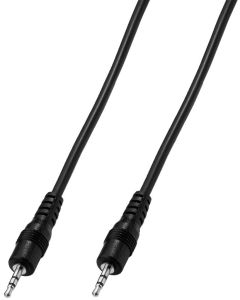 Cordon audio stéréo&#44; 2 x jack 2&#44;5 mâle&#44; 2 m