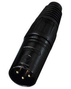 Fiche XLR mâle&#44; 3 pôles - NEUTRIK