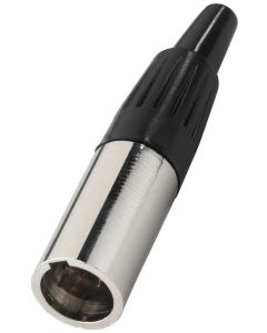 Fiche XLR mâle&#44; 4 pôles