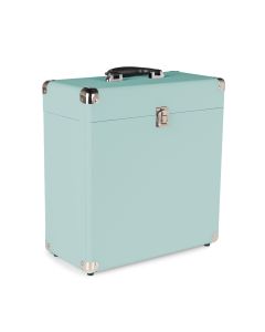 Valise pour disques vinyl&#44; bleue - RC32