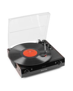 Platine disque&#44; BT&#44; noire / bois - RP102B