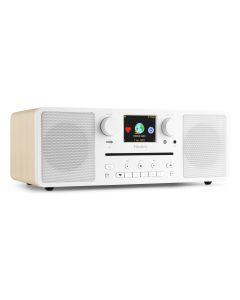 Radio internet&#44; FM&#44; DAB+&#44; lecteur CD&#44; BT&#44; couleur blanche - Naples