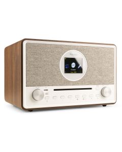 Radio internet&#44; FM&#44; DAB+&#44; lecteur CD&#44; BT&#44; Wifi&#44; couleur blanche - Lucca