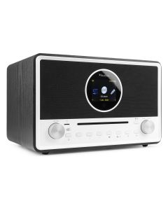 Radio internet&#44; FM&#44; DAB+&#44; lecteur CD&#44; BT&#44; Wifi&#44; couleur noire - Lucca