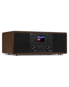 Radio internet&#44; DAB+&#44; FM&#44; BT&#44; CD&#44; couleur bois - Avola