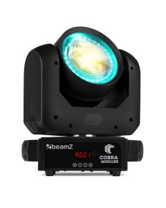 Cobra WASH100 - Lyre Wash 100W WW+CW + anneau 26 LED RGB