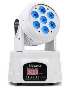 Lyre Wash&#44; mini&#44; 7 x LED 10 W 4-en-1 RGBW&#44; blanche - MHL74