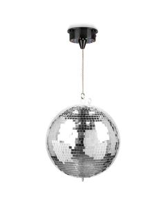 Boule à facettes 30cm avec moteur et LEDs - MB30ML