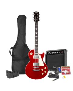 GigKit Pack guitare électrique Style LP&#44; rouge foncé