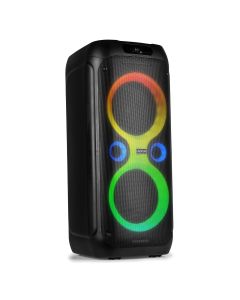 Karaoké enceinte 2 x 8&quot;&#44; 160 W&#44; batterie&#44; BT&#44; microphone&#44; avec spectacle de lumières - Core160