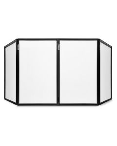 Ecran DJ dépliable 120 x 70 blanc (4 panneaux) - DB2