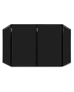 Ecran DJ dépliable 120 x 70&#44; noir (4 panneaux) - DB2B